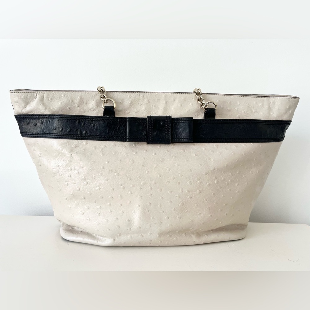 Kate Spade Harmony Valencia Road Bag Ostrich Embossed Leather